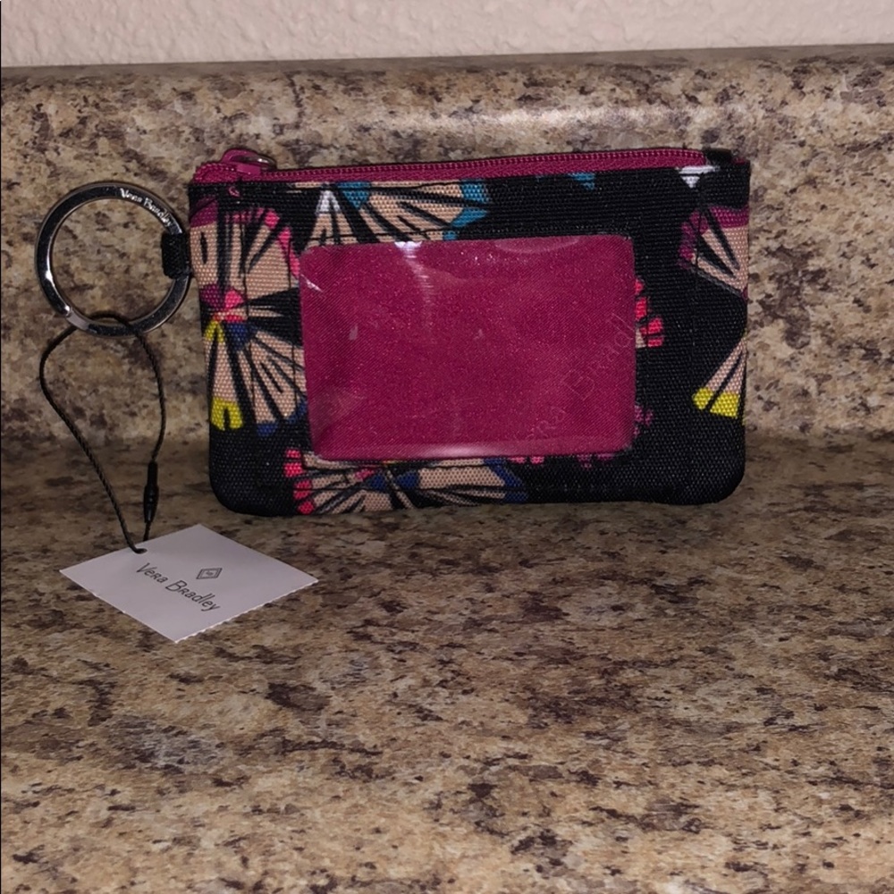 Vera Bradley zip up id case